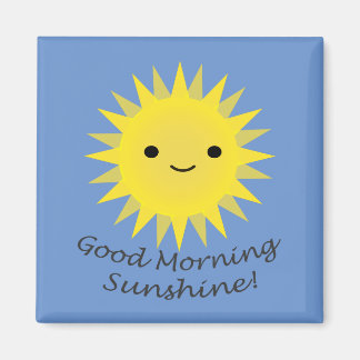 Íman Bom dia Sunshine Cute Kawaii Sun