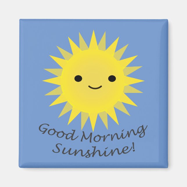 Íman Bom dia Sunshine Kawai Sun (Frente)