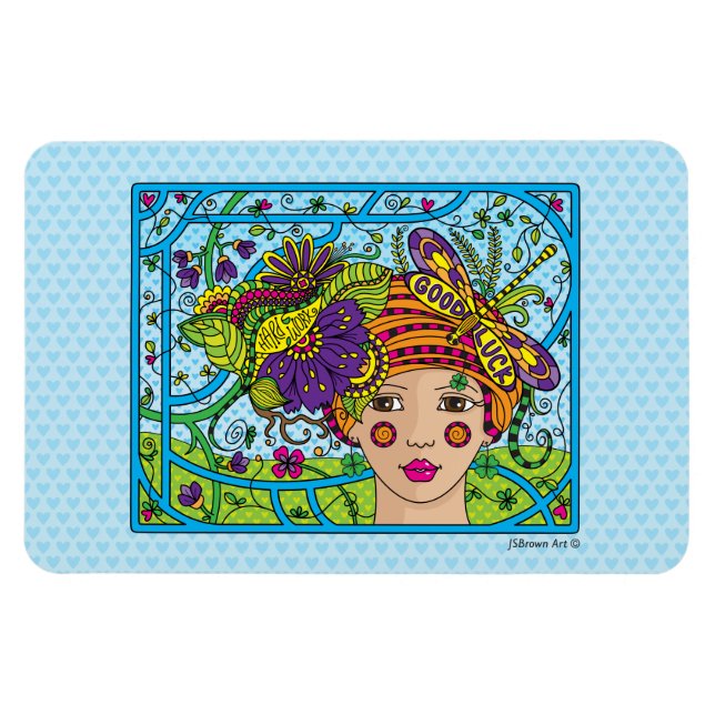 Íman Bom Luck_Flexible Magnet 6"x4" (Horizontal)