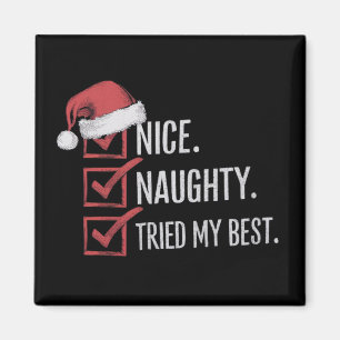 Íman Bom Travesso Tentei Minha Melhor Lista de Natal Xm