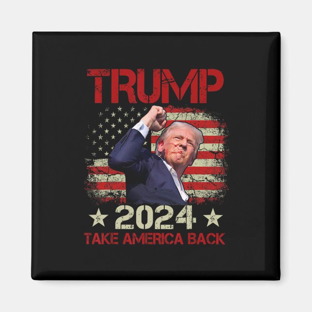 Íman Bomba De Pressão Disparada No Trump 2024 Sobrevive (Frente)