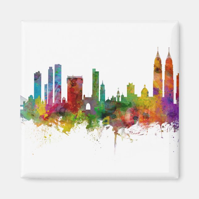 Íman Bombaim Skyline Índia (Frente)