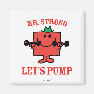 Íman Bombeando Ferro Com O Sr. Strong