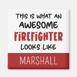 Íman Bombeiro Fantástico Personalizado Engraçado Bombei