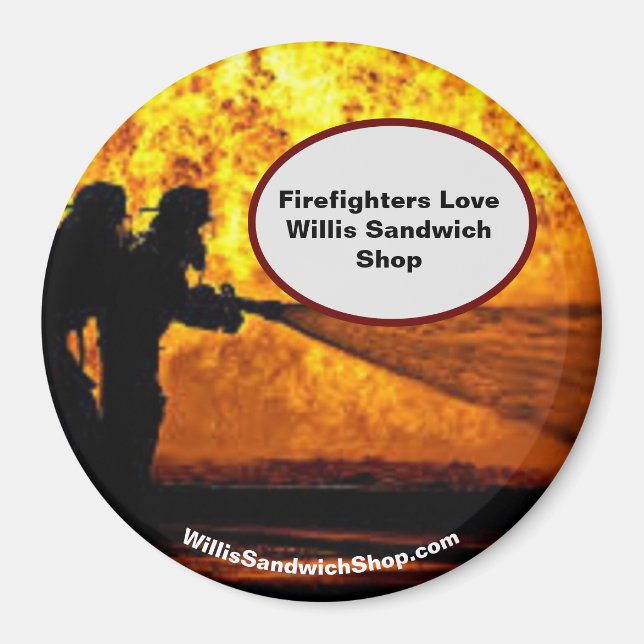 Íman Bombeiros adoram o Compro Willis Sandwich (Frente)