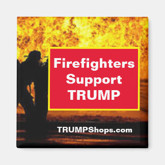 Íman Bombeiros suportam ímã TRUMP