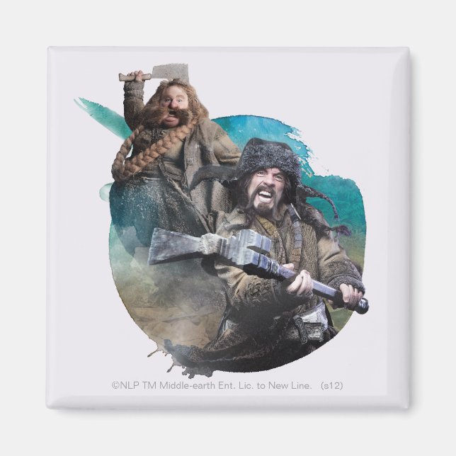 Íman Bombur e Bofur (Frente)