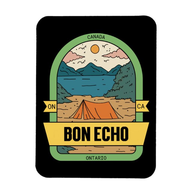 Íman Bon Echo Canada Souvenir (Vertical)