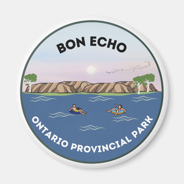 Íman Bon Echo Ontario Provincial Park Magnet (Frente)