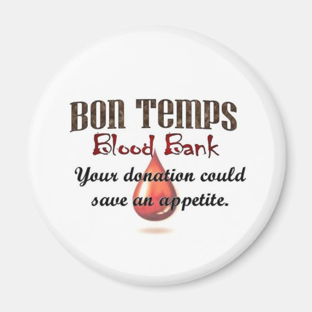 Íman Bon Temps Blood Bank (Frente)