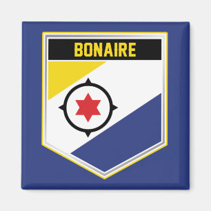Íman Bonaire Flag Shield