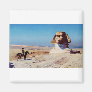 Íman Bonaparte Diante da Esfinge por Jean-Leon Gerome