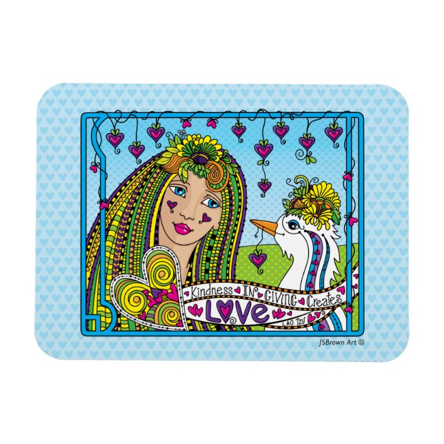 Íman Bondade Ao Dar_Flex Magnet 6"x4" (Horizontal)