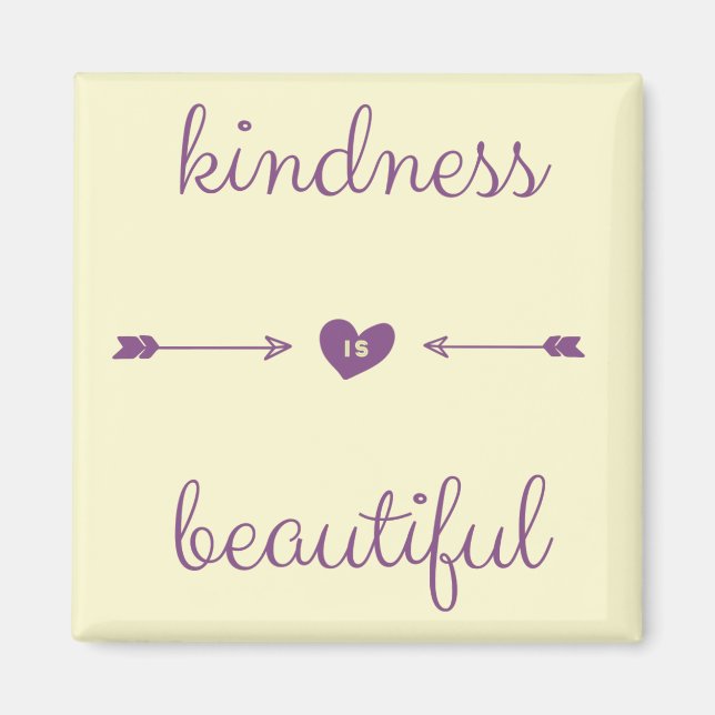 Íman Bondade é Magnética Bela Quadrada (Frente)