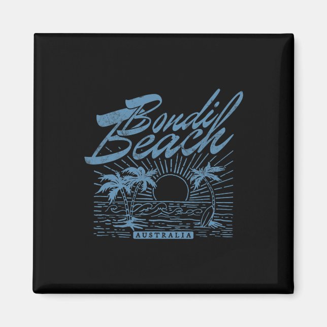 Íman Bondi Beach, Austrália, aflita praia Surf (Frente)