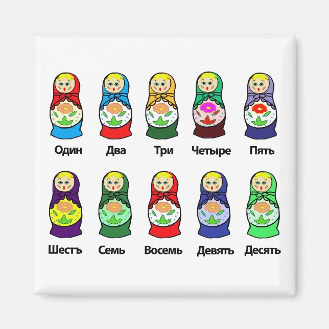 Íman Boneca de ninho russa (Matryoshka) (Frente)