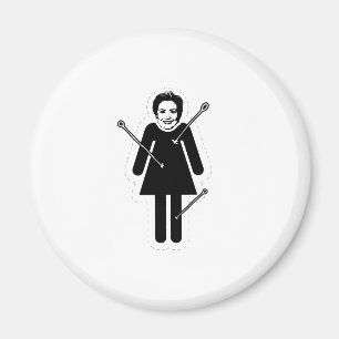 Íman Boneca do VooDoo de Hillary Clinton somente