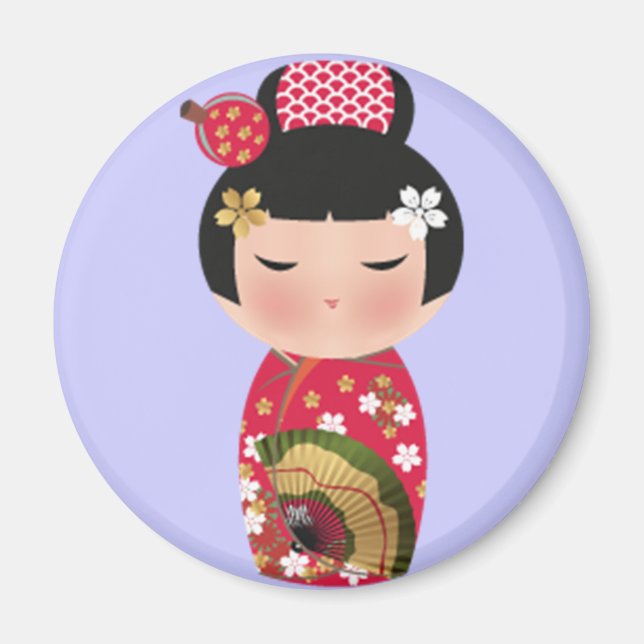 Íman Boneca japonesa (Frente)