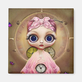 Íman Boneca Steampunk de Rosa