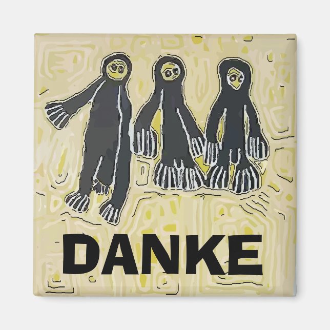 Íman Boneca Voodoo, OBRIGADOS, Personalizar (Frente)