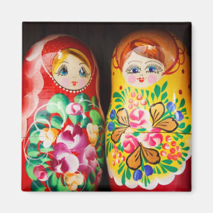 Íman Bonecas coloridas de Matryoshka