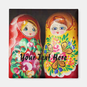 Íman Bonecas coloridas de Matryoshka