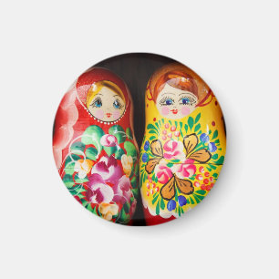 Íman Bonecas coloridas de Matryoshka