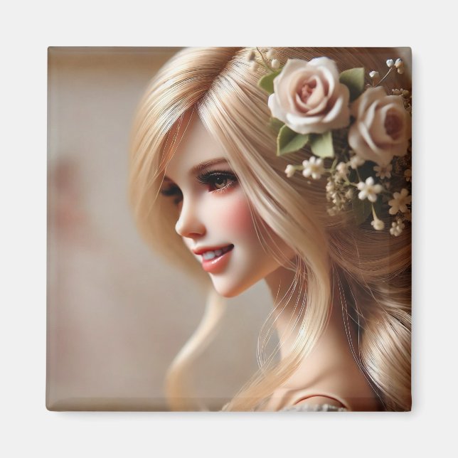 Íman "Bonecas Encantadas: Guardiãs de Sonhos e Memórias (Frente)