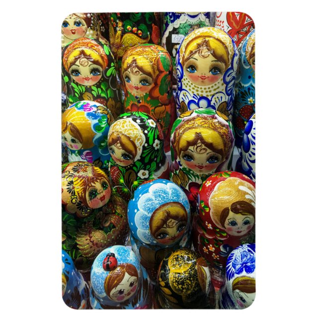 Íman Bonecas Matryoshka Quiosque de Lembranças Foto de  (Vertical)