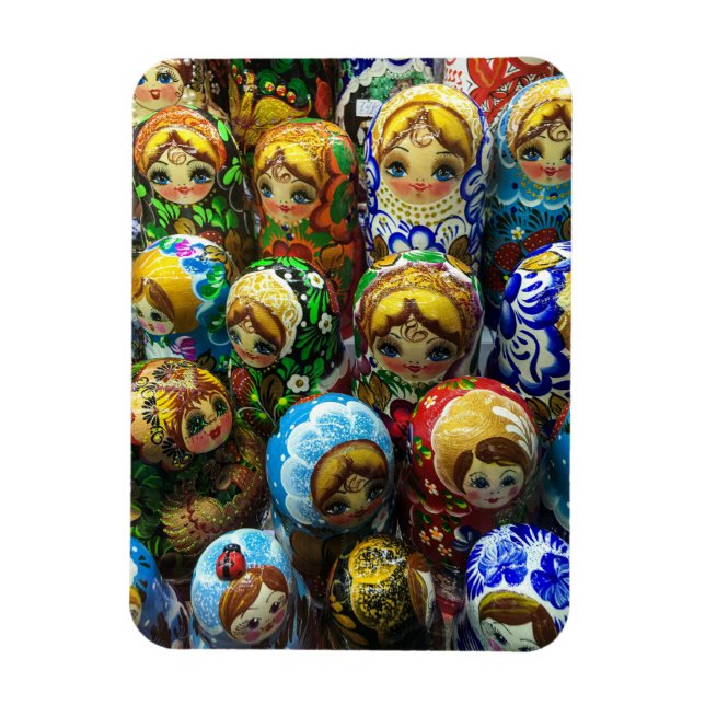 Íman Bonecas Matryoshka Quiosque de Lembranças Foto de  (Vertical)