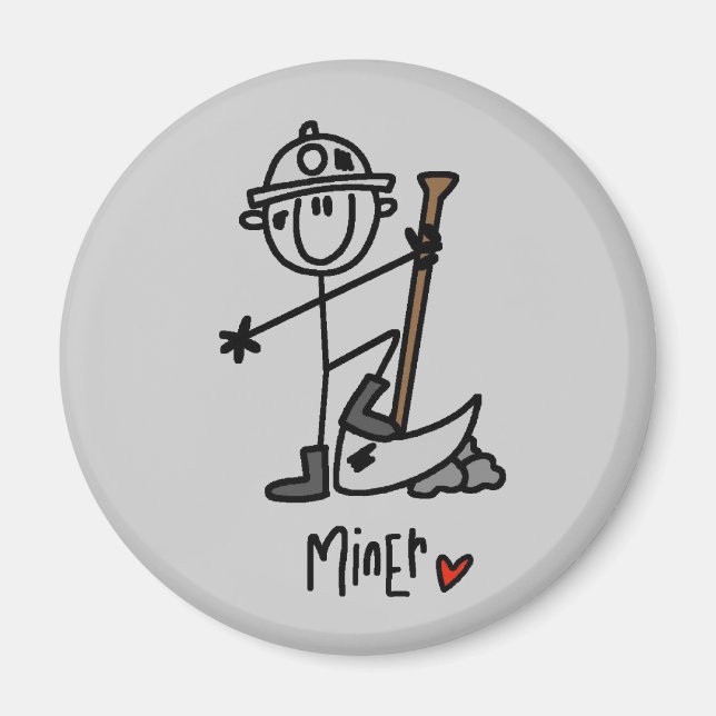 Íman Boneco de Mineiro (Frente)
