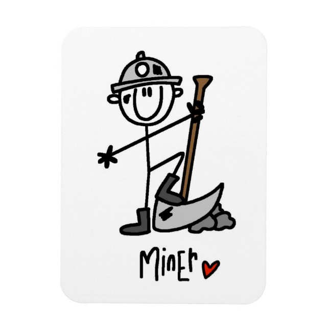 Íman Boneco de Mineiro (Vertical)
