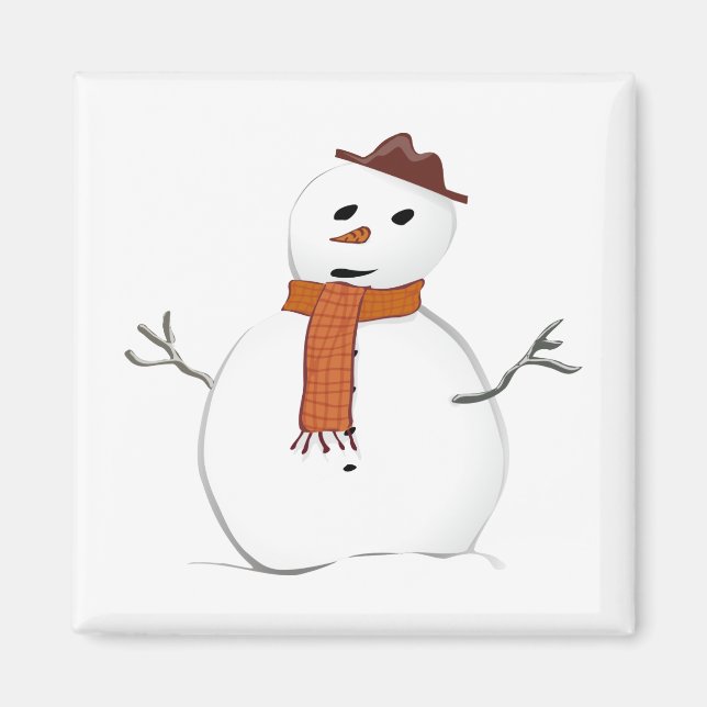 Íman Boneco de neve (Frente)
