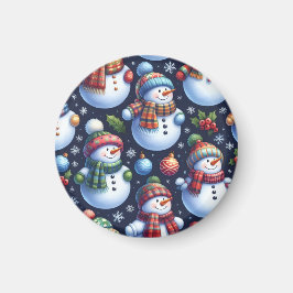 Íman Boneco de Neve Aconchegante Festivo