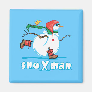Íman Boneco de neve da ação