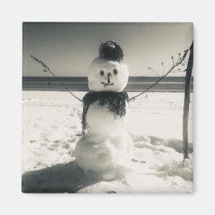 Íman boneco de neve da costa