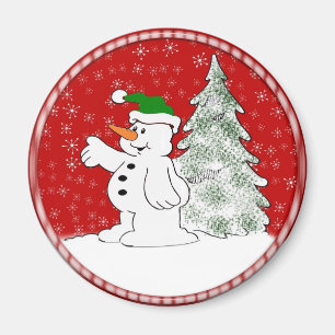 Íman Boneco de neve do Natal