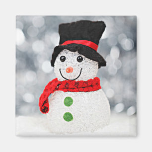 Íman Boneco de neve do país das maravilhas do inverno