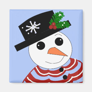Íman Boneco de neve festivo