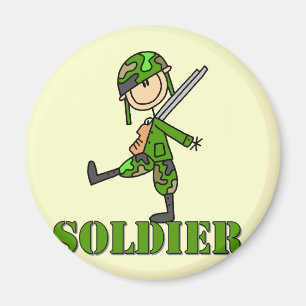 Íman Boneco de Soldado em Palito