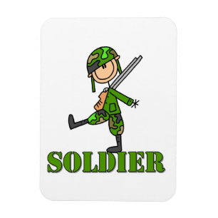 Íman Boneco de Soldado em Palito