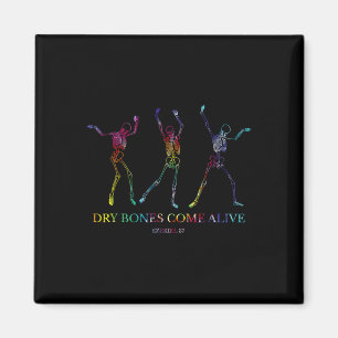 Íman Bones secos vêm vivos, esqueleto engraçado dança 3