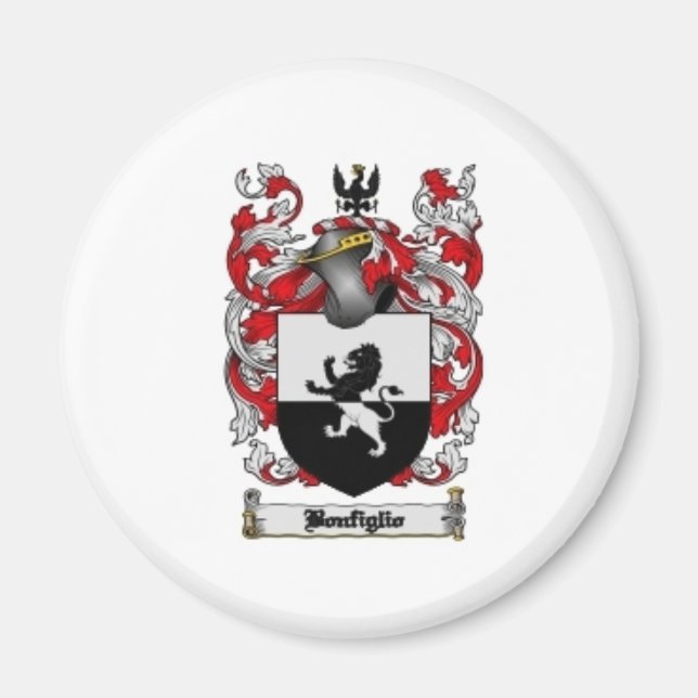 Íman Bonfiglio Família Crest (Frente)