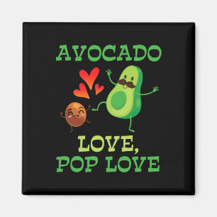 Íman Bonita Avocados Dançando Juntos Avocado Love Pop L