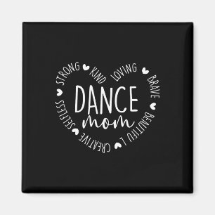 Íman Bonita dança Coração Mãe Dançarina Orgulhosa Mamãe