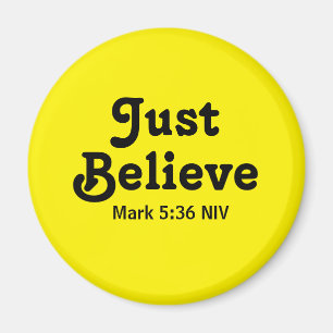 Íman Bonita e Brilhante Acredita em Milagres Amarelo