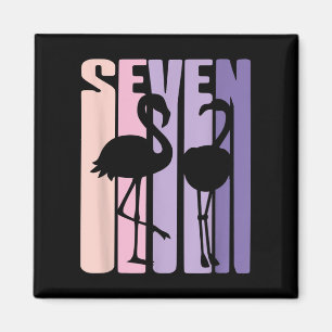 Íman Bonita oferta de aniversário de 7 I Flamingo I, 7