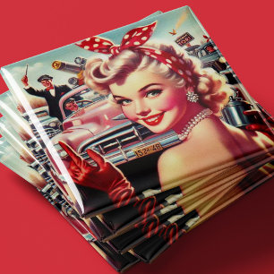 Íman Bonita Vintage dos anos 50