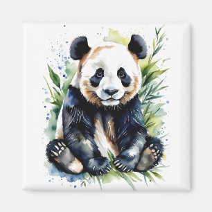 Íman Bonita Watercolor Panda Bear