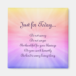 Íman Bonito arco-íris com os princípios design